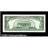 Image 2 : Fr. 1984-E $5 1995 Federal Reserve Note. Gem Crisp Un Fr. 1984-E $5 1995 Federal Reserve Note. Gem C