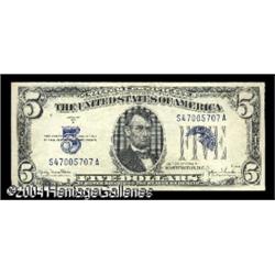 Fr. 1654 $5 1934D Silver Certificate. About Uncircula Fr. 1654 $5 1934D Silver Certificate. About Un