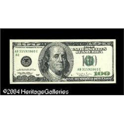 Fr. 2175-B $100 Federal Reserve Note. Gem Crisp Uncir Fr. 2175-B $100 Federal Reserve Note. Gem Cris
