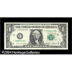 Fr. 1913-F $1 1985 Federal Reserve Note. Choice Crisp Fr. 1913-F $1 1985 Federal Reserve Note. Choic