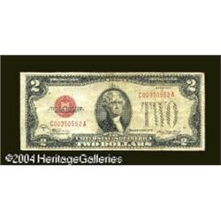 Fr. 1504 $2 1928C Mule Legal Tender Note. Fine-Very F Fr. 1504 $2 1928C Mule Legal Tender Note. Fine