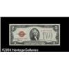 Image 1 : Fr. 1507* $2 1928F Legal Tender Note. Choice Crisp Un Fr. 1507* $2 1928F Legal Tender Note. Choice C