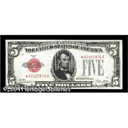 Fr. 1525* $5 1928 Legal Tender Note. Gem Crisp Uncircul Fr. 1525* $5 1928 Legal Tender Note. Gem Cri