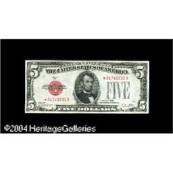 Fr. 1525* $5 1928 Legal Tender Note. Choice Crisp Unc Fr. 1525* $5 1928 Legal Tender Note. Choice Cr
