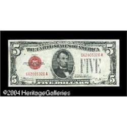 Fr. 1529 $5 1928D Legal Tender Note. Gem Crisp Uncirc Fr. 1529 $5 1928D Legal Tender Note. Gem Crisp