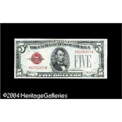 Fr. 1529 $5 1928D Legal Tender Note. Very Choice Cris Fr. 1529 $5 1928D Legal Tender Note. Very Choi