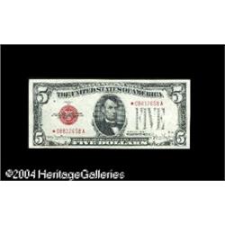 Fr. 1531* $5 1928F Wide 1 Legal Tender Note. Choice Cri Fr. 1531* $5 1928F Wide 1 Legal Tender Note.