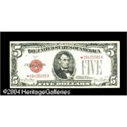 Fr. 1531* $5 1928F Legal Tender Note. About Uncirculate Fr. 1531* $5 1928F Legal Tender Note. About 