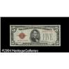 Image 1 : Fr. 1531* $5 1928F Wide II Legal Tender Note. Fine-Very Fr. 1531* $5 1928F Wide II Legal Tender Note