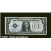Image 1 : Fr. 1605 $1 1928E Silver Certificate. Choice Crisp Un Fr. 1605 $1 1928E Silver Certificate. Choice C