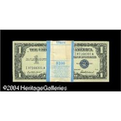 Fr. 1619 $1 1957 Silver Certificates. 11 Consecutive Ex Fr. 1619 $1 1957 Silver Certificates. Origin