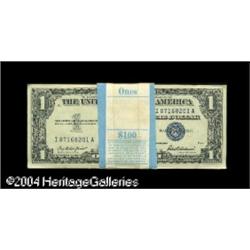 Fr. 1619 $1 1957 Silver Certificates. Original Pack o Fr. 1619 $1 1957 Silver Certificates. Original