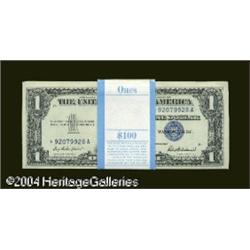 Fr. 1619* $1 1957 Silver Certificates. Original Pack of Fr. 1619 $1 1957 Silver Certificates. Origin