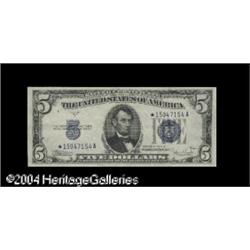 Fr. 1653* $5 1934C Mule Silver Certificate. About Unc Fr. 1653* $5 1934C Mule Silver Certificate. Ab