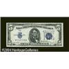 Image 1 : Fr. 1654* $5 1934D Silver Certificate. Choice About Unc Fr. 1654 $5 1934D* Silver Certificate. Gem C