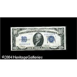 Fr. 1701 $10 1934 Silver Certificate. Choice Crisp Un Fr. 1701 $10 1934 Silver Certificate. Choice C