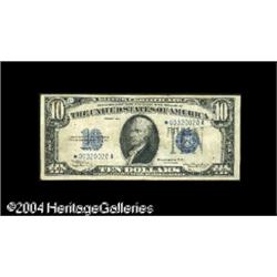 Fr. 1701* $10 1934 Silver Certificate. Very Fine. R Fr. 1701* $10 1934 Silver Certificate. Very Fine