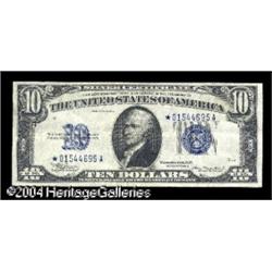 Fr. 1702* $10 1934A Silver Certificate. Extremely Fin Fr. 1702* $10 1934A Silver Certificate. Extrem