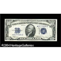 Fr. 1704* $10 1934C Silver Certificate. Gem Crisp Uncir Fr. 1704* $10 1934C Silver Certificate. Gem 