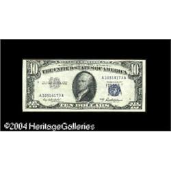 Fr. 1707 $10 1953A Silver Certificate. Choice Crisp U Fr. 1707 $10 1953A Silver Certificate. Choice 