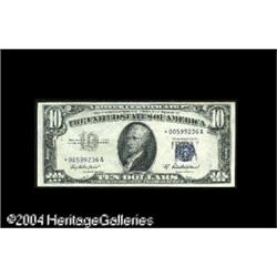 Fr. 1707* $10 1953A Silver Certificate. Gem Crisp Uncir Fr. 1707* $10 1953A Silver Certificate. Gem 