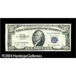 Fr. 1708 $10 1953B Silver Certificate. Very Choice Cris Fr. 1708 $10 1953B Silver Certificate. Very 