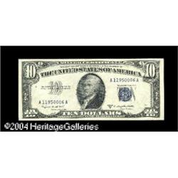Fr. 1708 $10 1953B Silver Certificate. Gem Crisp Unci Fr. 1708 $10 1953B Silver Certificate. Gem Cri