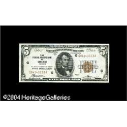 Three Different Denominations of FRBNs.Fr. 1850-G $5 19 Three Different Denominations of FRBNs.