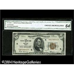 Fr. 1850-K $5 1929 Federal Reserve Bank Note. Choice Cr Fr. 1850-K $5 1929 Federal Reserve Bank Note