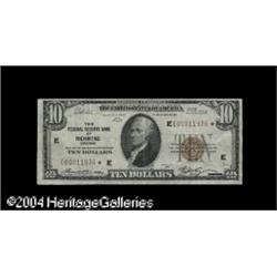Fr. 1860-E* $10 1929 Federal Reserve Bank Note. Very Fr. 1860-E* $10 1929 Federal Reserve Bank Note.