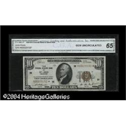 Fr. 1860-H* $10 1929 Federal Reserve Bank Note. CGA Gem Fr. 1860-H* $10 1929 Federal Reserve Bank No