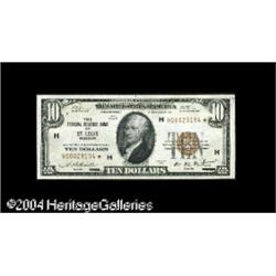 Fr. 1860-H* $10 1929 Federal Reserve Bank Note. Choice Fr. 1860-H* $10 1929 Federal Reserve Bank Not