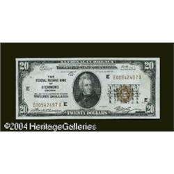 Fr. 1870-E $20 1929 Federal Reserve Bank Note. Gem Cr Fr. 1870-E $20 1929 Federal Reserve Bank Note.