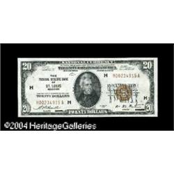 Fr. 1870-H $20 1929 Federal Reserve Bank Note. Gem Cr Fr. 1870-H $20 1929 Federal Reserve Bank Note.
