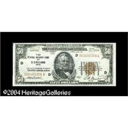 Fr. 1880-D $50 1929 Federal Reserve Bank Note. Gem Cris Fr. 1880-D $50 1929 Federal Reserve Bank Not