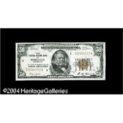 Three High Denomination FRBNs.Fr. 1880-I $50 1929 Feder Three High Denomination FRBNs.