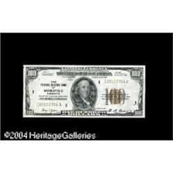 Fr. 1890-I $100 1929 Federal Reserve Bank Note. Gem C Fr. 1890-I $100 1929 Federal Reserve Bank Note