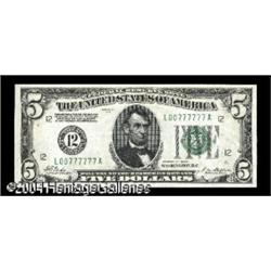 Fr. 1950-L $5 1928 Federal Reserve Note. Gem Crisp Un Fr. 1950-L $5 1928 Federal Reserve Note. Gem C