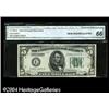 Image 1 : Fr. 1952-E $5 1928-B Federal Reserve Note. CGA Gem Unci Fr. 1952-E $5 1928-B Federal Reserve Note. C