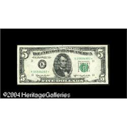 Fr. 1965-K* $5 1950-D Federal Reserve Note. Gem Crisp U Fr. 1965-K* $5 1950-D Federal Reserve Note. 