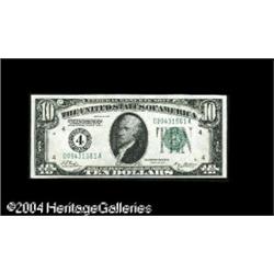 Fr. 2000-D $10 1928 Federal Reserve Note. Very Choice Fr. 2000-D $10 1928 Federal Reserve Note. Very