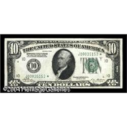 Fr. 2000-J* $10 1928 Federal Reserve Note. Gem Crisp Fr. 2000-J* $10 1928 Federal Reserve Note. Gem 