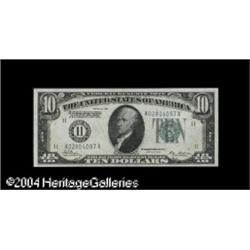 Fr. 2000-K $10 1928 Federal Reserve Note. Extremely Fin Fr. 2000-K $10 1928 Federal Reserve Note. Ge