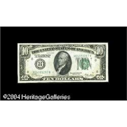 Fr. 2001-H $10 1928A Federal Reserve Notes. Choice Cris Fr. 2001-H $10 1928A Federal Reserve Notes. 