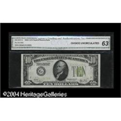 Fr. 2003-G $10 1928-C Federal Reserve Note. Very Fine-E Fr. 2003-G $10 1928C Federal Reserve Note. C