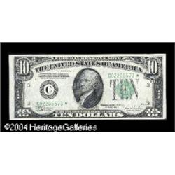 Fr. 2008-C* $10 1934-C Federal Reserve Note. Gem Cris Fr. 2008-C* $10 1934-C Federal Reserve Note. G