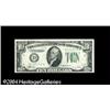 Image 1 : Fr. 2008-D* $10 1934-C Federal Reserve Note. Gem Crisp Fr. 2008-D* $10 1934C Federal Reserve Note. G