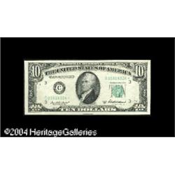 Fr. 2012-C* $10 1950B Federal Reserve Note. Superb Ge Fr. 2012-C* $10 1950B Federal Reserve Note. Su