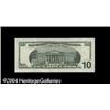 Image 2 : Fr. 2035-E $10 2001 Federal Reserve Note. Gem Crisp Unc Fr. 2035-E $10 2001 Federal Reserve Note. Ge