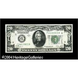 Fr. 2050F $20 1928 Federal Reserve Note. Gem Crisp Unci Fr. 2050-F $20 1928 Federal Reserve Note. Ge
